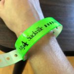 Colour-coded bracelets help Mount A keep track of students