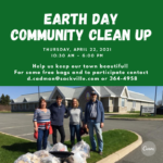 Community clean up Thursday in honour of Earth Day