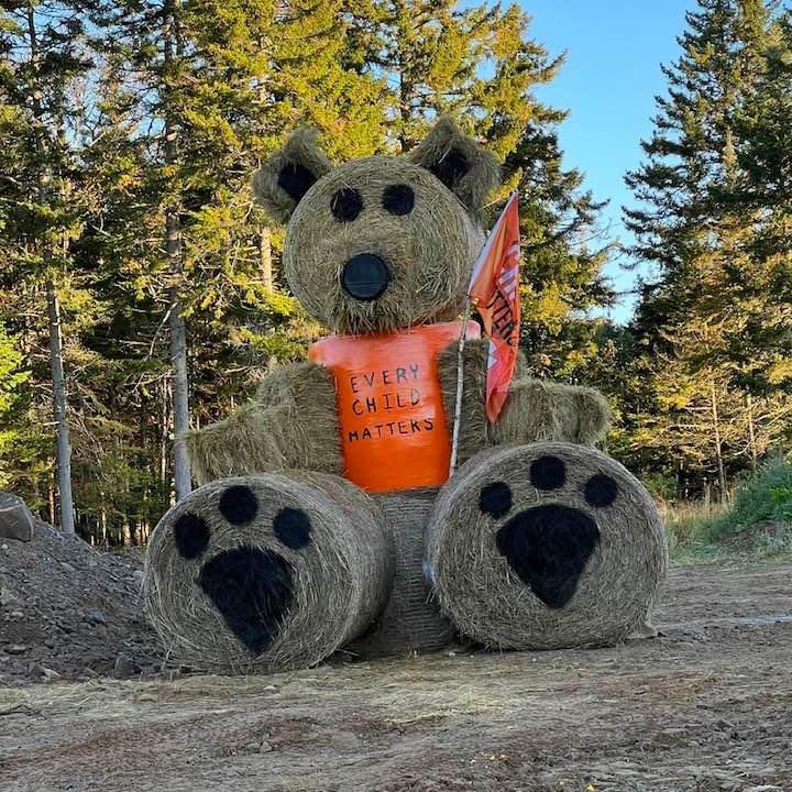 Every Child Matters bear and sacred fire offer an opportunity to honour, understand, and pray