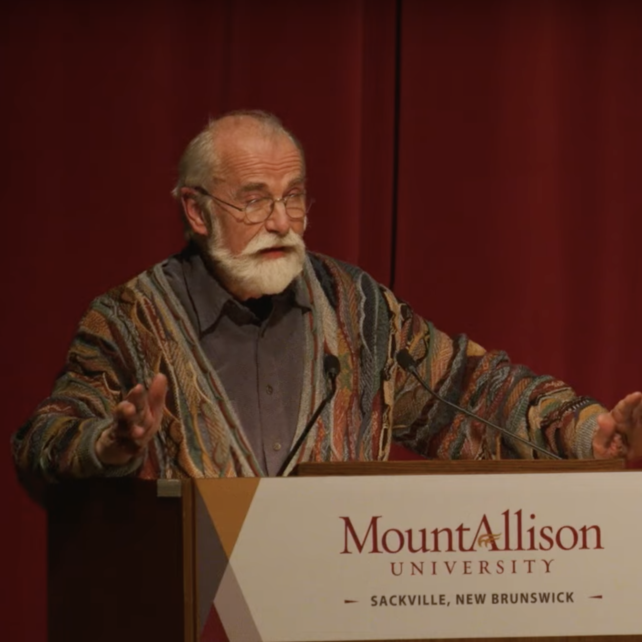 Listen in: ‘Telling it slant’: Robert Lapp delivers Mount A’s (and his) Last Lecture