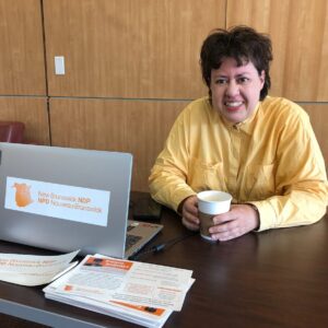 NB NDP candidate Evelyne Godfrey talks campaigning for ‘party of the left’