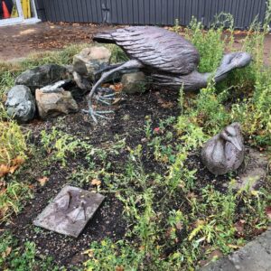 Vandals destroy public sculpture in downtown Sackville