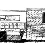 An illustration of the Sackville Memorial Hospital.